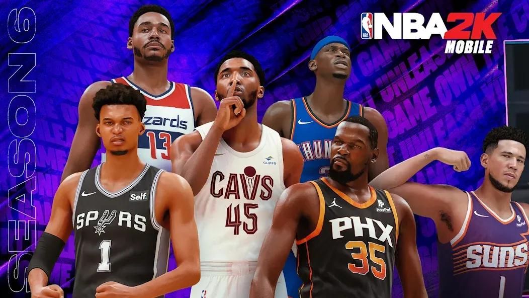 NBA 2K Mobile Basketball Game (НБА 2 Мобайл) МОД/Взлом [Много монет, Открытые уровни и Мега MOD] Screenshot 1