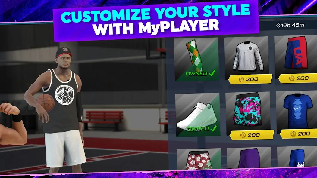 NBA 2K Mobile Basketball Game (НБА 2 Мобайл) МОД/Взлом [Много монет, Открытые уровни и Мега MOD] Screenshot 2