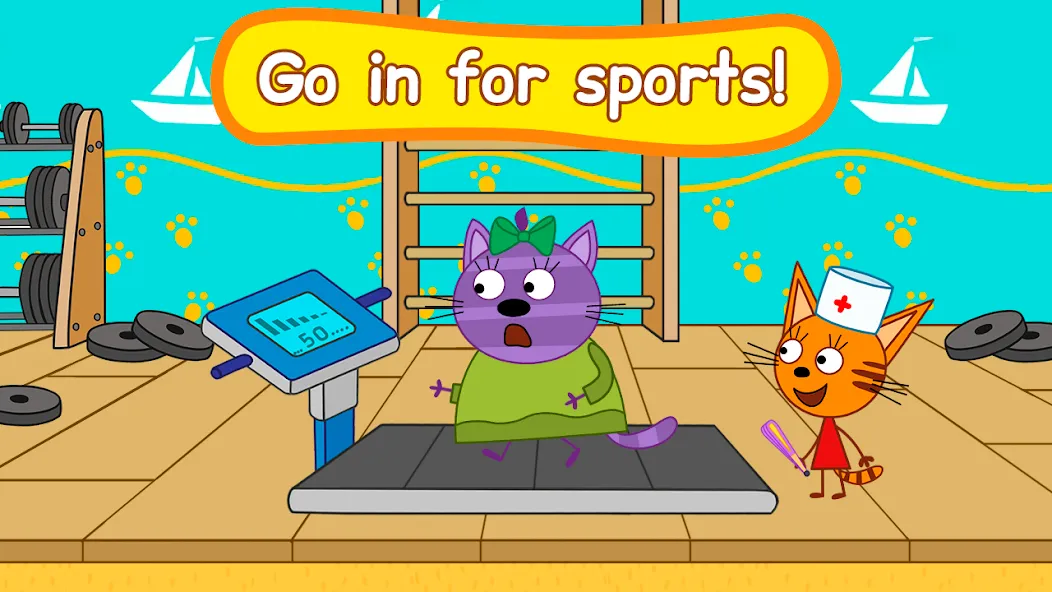 Kid-E-Cats: Animal hospital МОД/Взлом [Много денег, Монет и Все открыто] Screenshot 2