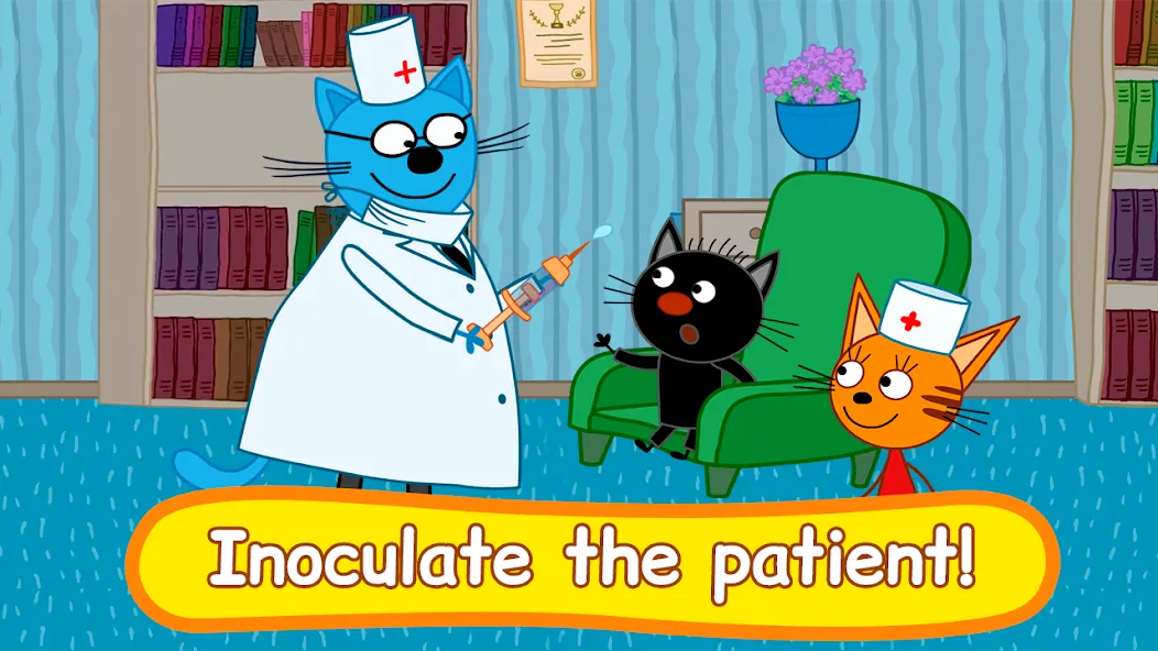 Kid-E-Cats: Animal hospital МОД/Взлом [Много денег, Монет и Все открыто] Screenshot 5