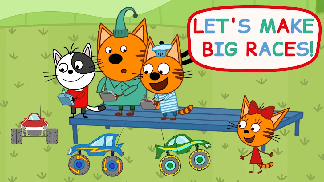 Kid-E-Cats: Kids Monster Truck МОД/Взлом [Много монет, Открытые уровни и Мега MOD] Screenshot 1