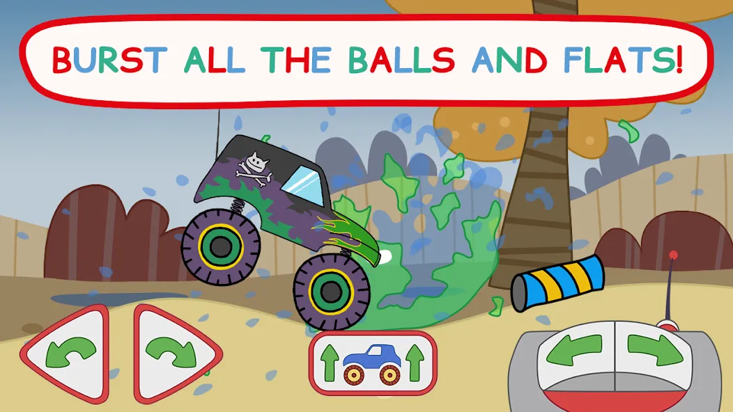 Kid-E-Cats: Kids Monster Truck МОД/Взлом [Много монет, Открытые уровни и Мега MOD] Screenshot 5
