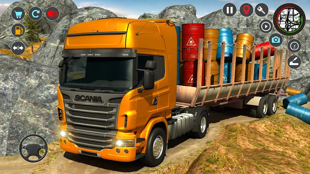 Transport Simulator Truck Game МОД/Взлом [Деньги, Монеты и Меню MOD] Screenshot 4