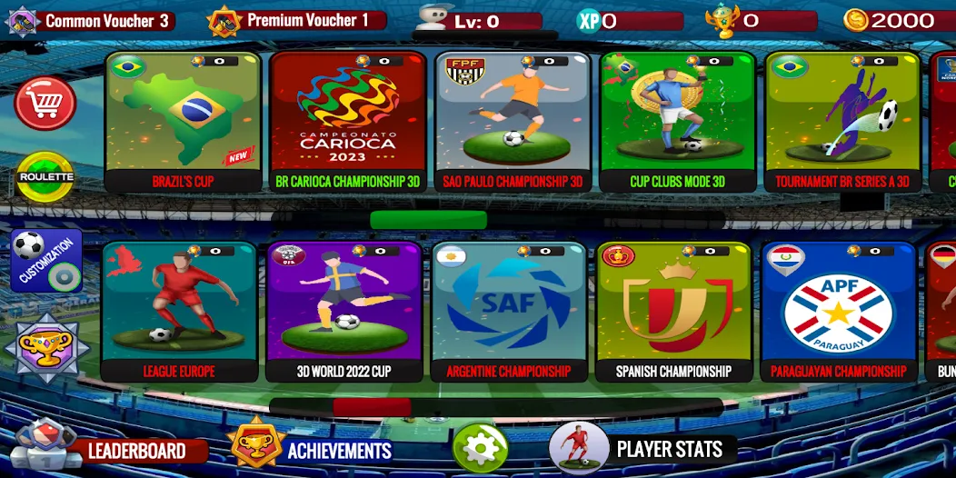 Button Football МОД/Взлом [Бесконечные деньги, Монеты и Мега MOD] Screenshot 2