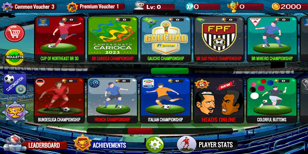 Button Football МОД/Взлом [Бесконечные деньги, Монеты и Мега MOD] Screenshot 3