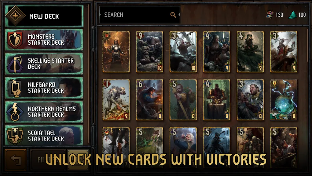 GWENT: The Witcher Card Game МОД/Взлом [Меню, Бесконечные монеты и Открытые уровни] Screenshot 4