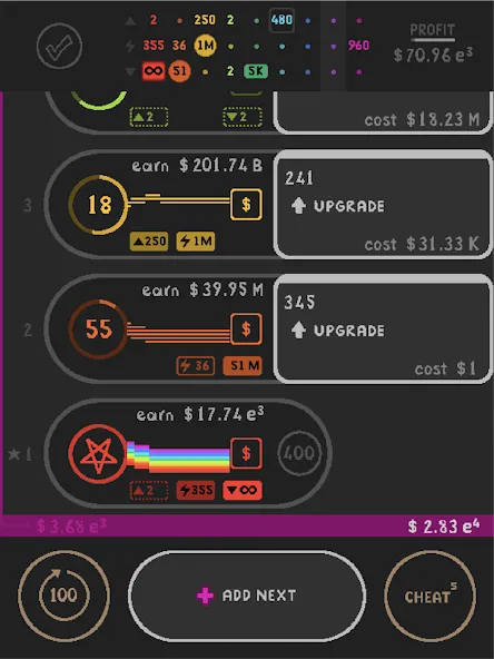 Idle Game 1 (Айдл Гейм 1) МОД/Взлом [Много денег, Монет и Все открыто] Screenshot 5