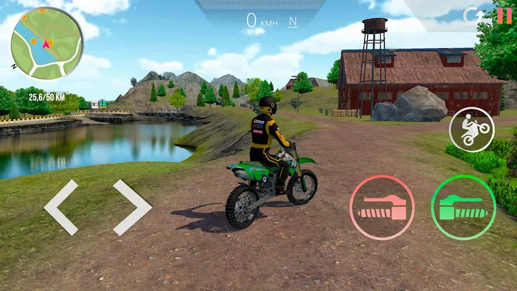 Motorcycle Real Simulator (Мотоцикл Реальный Симулятор) МОД/Взлом [Деньги, Монеты и Меню MOD] Screenshot 3