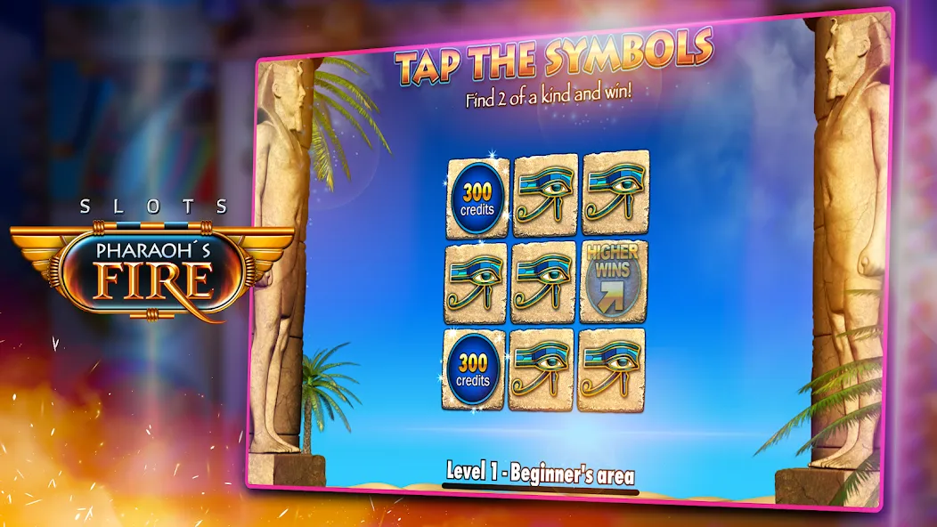 Slots - Pharaoh's Fire (Слоты) МОД/Взлом [Все открыто, Дополнительные деньги и Меню MOD] Screenshot 5
