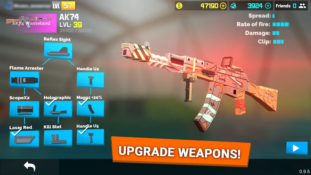 Fan of Guns: FPS Pixel Shooter (Фан оф Ганс) МОД/Взлом [Меню, Бесконечные монеты и Открытые уровни] Screenshot 4
