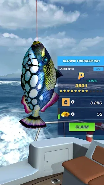 Fishing Rival 3D (Фишинг Ривал 3Д) МОД/Взлом [Деньги, Монеты и Меню MOD] Screenshot 4