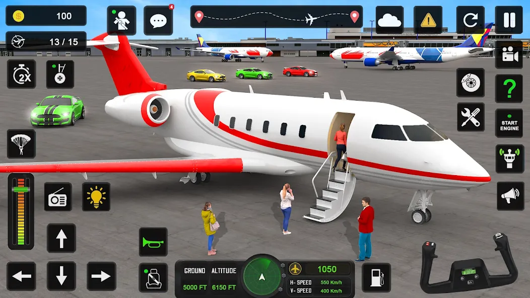 City Pilot Cargo Plane Games (Сити Пилот Карго Плейн Геймс) МОД/Взлом [Меню, Бесконечные монеты и Открытые уровни] Screenshot 2