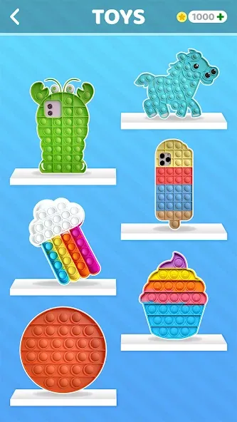 Pop it: Puppet Antistress Game (Поп ит) МОД/Взлом [Много денег, Монет и Все открыто] Screenshot 1