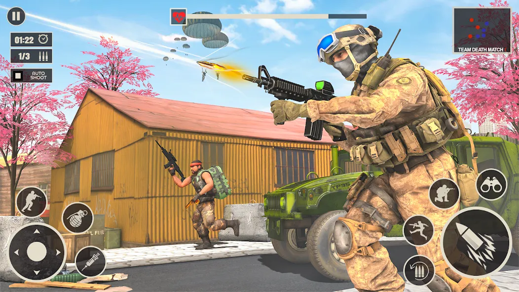 Offline War Shooting Games 3D МОД/Взлом [Бесконечные деньги, Монеты и Мега MOD] Screenshot 1