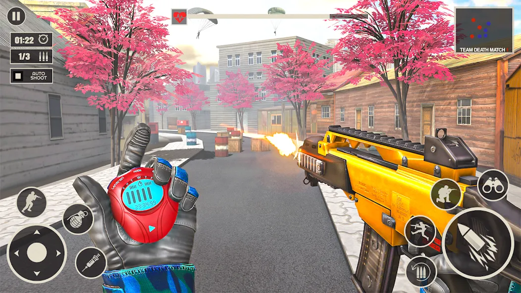 Offline War Shooting Games 3D МОД/Взлом [Бесконечные деньги, Монеты и Мега MOD] Screenshot 2