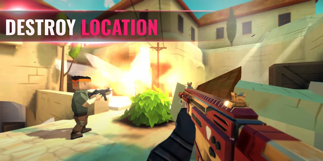 Tactic Shot: FPS Action 4v4 (Тактический выстрел) МОД/Взлом [Много монет, Открытые уровни и Мега MOD] Screenshot 4