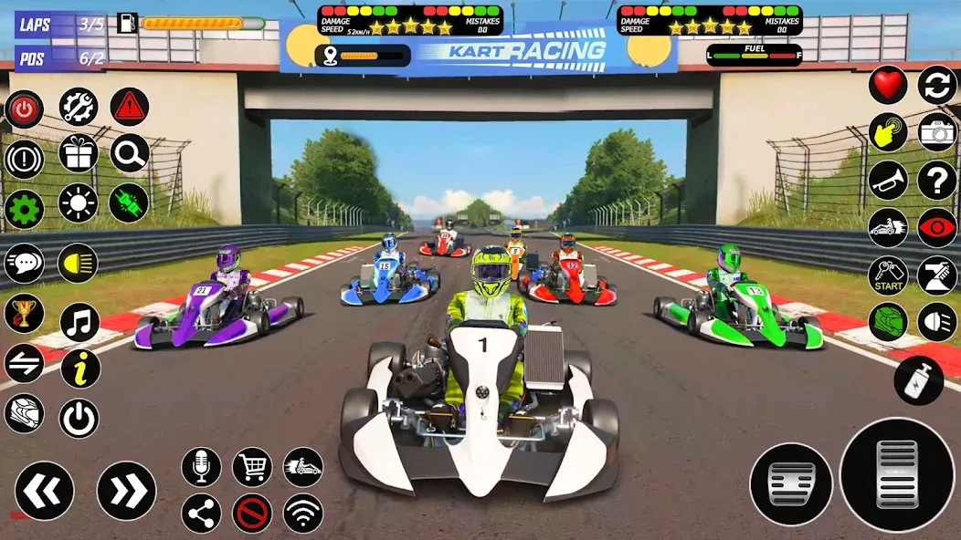 Buggy Race: Kart Racing Games МОД/Взлом [Все открыто, Дополнительные деньги и Меню MOD] Screenshot 2