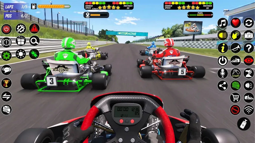 Buggy Race: Kart Racing Games МОД/Взлом [Все открыто, Дополнительные деньги и Меню MOD] Screenshot 3