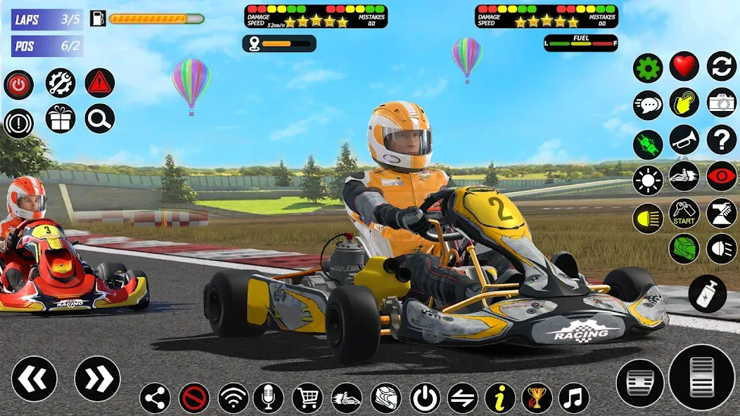 Buggy Race: Kart Racing Games МОД/Взлом [Все открыто, Дополнительные деньги и Меню MOD] Screenshot 4