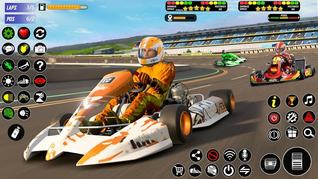 Buggy Race: Kart Racing Games МОД/Взлом [Все открыто, Дополнительные деньги и Меню MOD] Screenshot 5