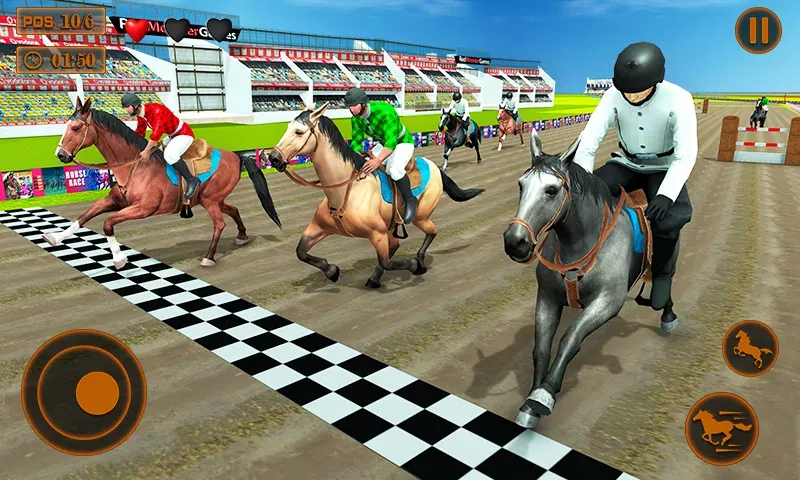 Mounted Horse Racing Games МОД/Взлом [Много денег, Монет и Все открыто] Screenshot 2