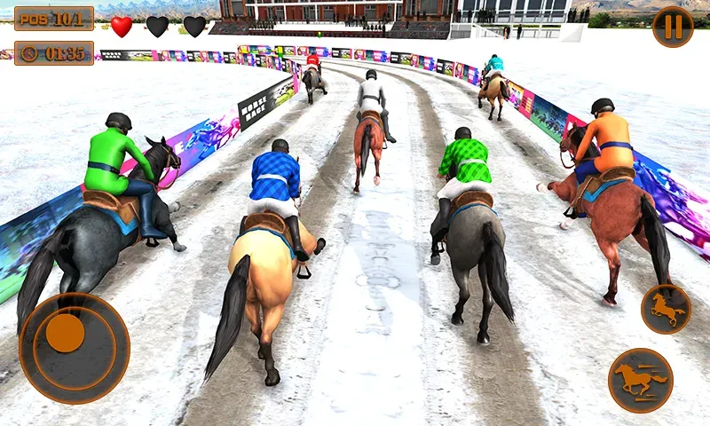Mounted Horse Racing Games МОД/Взлом [Много денег, Монет и Все открыто] Screenshot 3