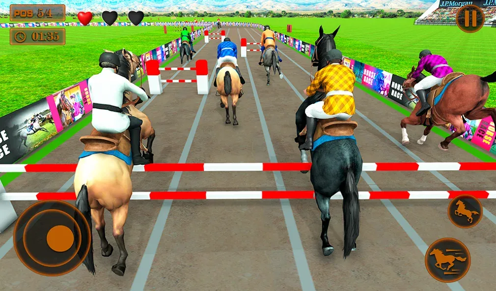 Mounted Horse Racing Games МОД/Взлом [Много денег, Монет и Все открыто] Screenshot 5