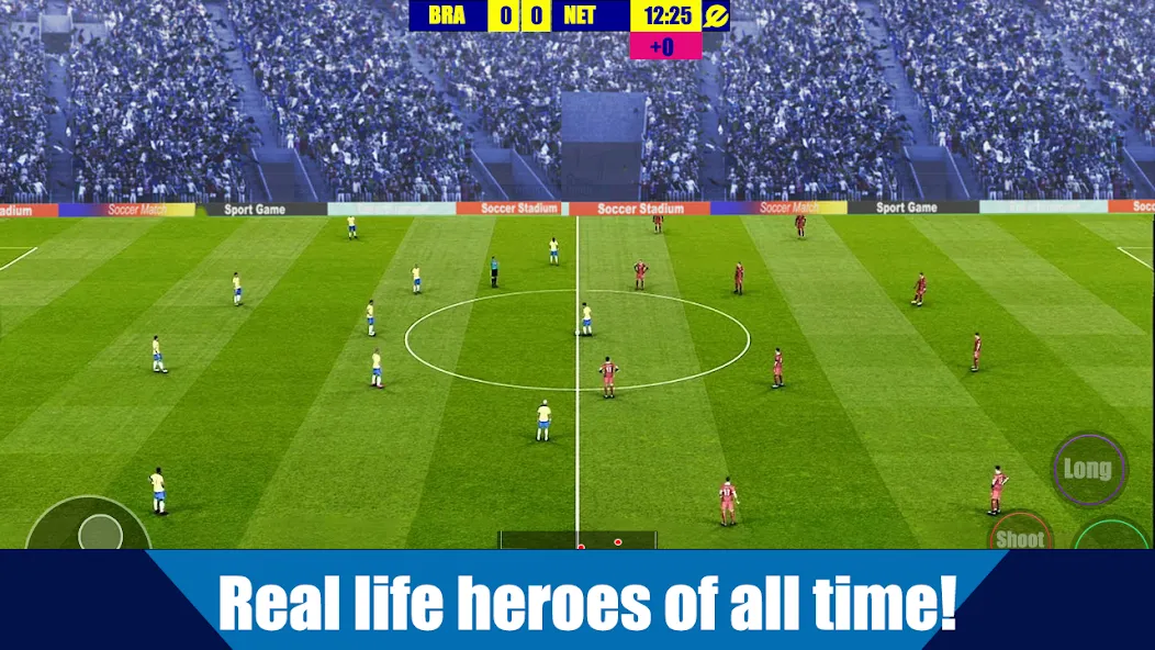 Football World Soccer Cup 2023 (Футбольный мировой ударник футбол) МОД/Взлом [Меню, Бесконечные монеты и Открытые уровни] Screenshot 2
