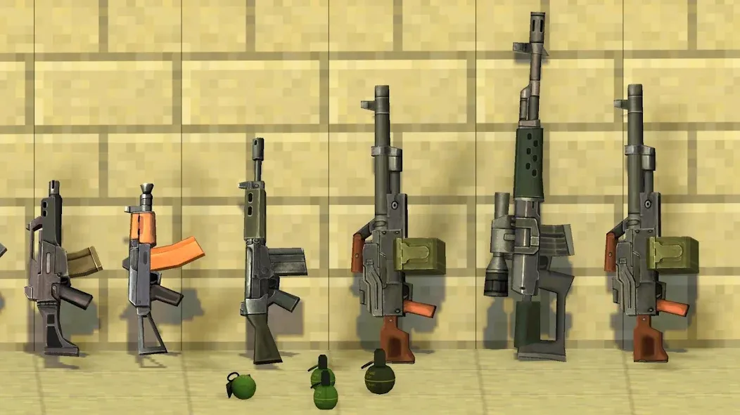 StrikeBox: Sandbox&Shooter (Страйкбокс) МОД/Взлом [Много денег, Монет и Все открыто] Screenshot 2