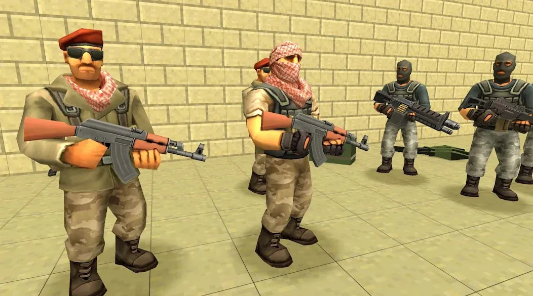 StrikeBox: Sandbox&Shooter (Страйкбокс) МОД/Взлом [Много денег, Монет и Все открыто] Screenshot 3