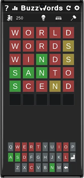 BuzzWords МОД/Взлом [Меню, Бесконечные монеты и Открытые уровни] Screenshot 1
