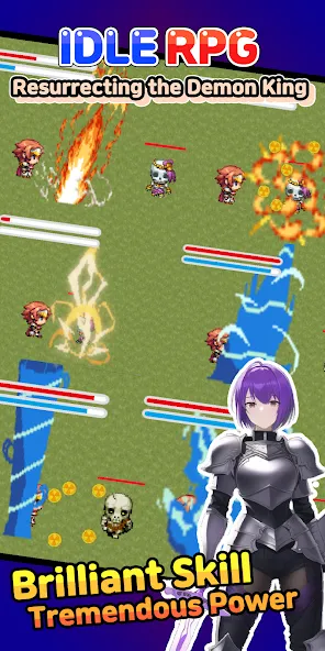 Idle RPG : Reviving Demon King (Айдл РПГ) МОД/Взлом [Много монет, Открытые уровни и Мега MOD] Screenshot 4