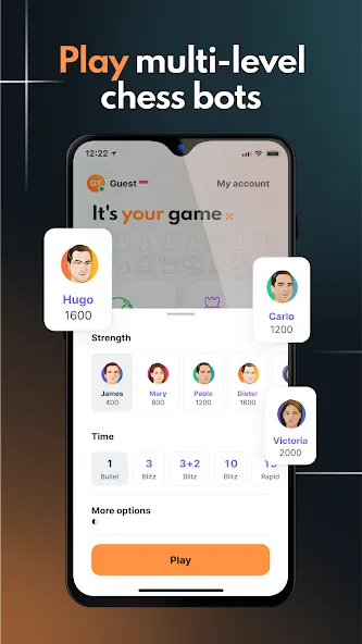 chess24 > Play, Train & Watch МОД/Взлом [Бесконечные деньги, Монеты и Мега MOD] Screenshot 5