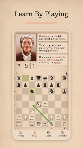 Learn Chess with Dr. Wolf МОД/Взлом [Деньги, Монеты и Меню MOD] Screenshot 3