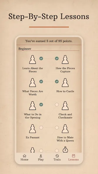Learn Chess with Dr. Wolf МОД/Взлом [Деньги, Монеты и Меню MOD] Screenshot 4