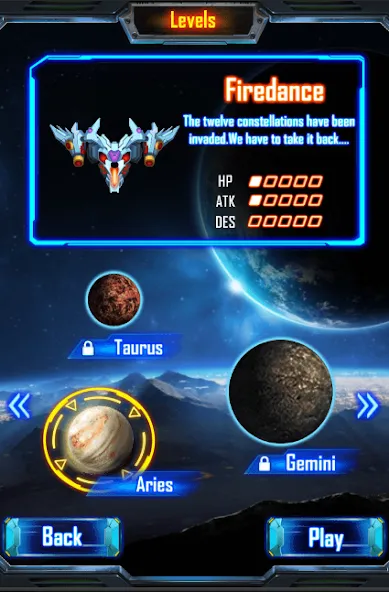 Space Attack (Спейс Аттак) МОД/Взлом [Много монет, Открытые уровни и Мега MOD] Screenshot 1
