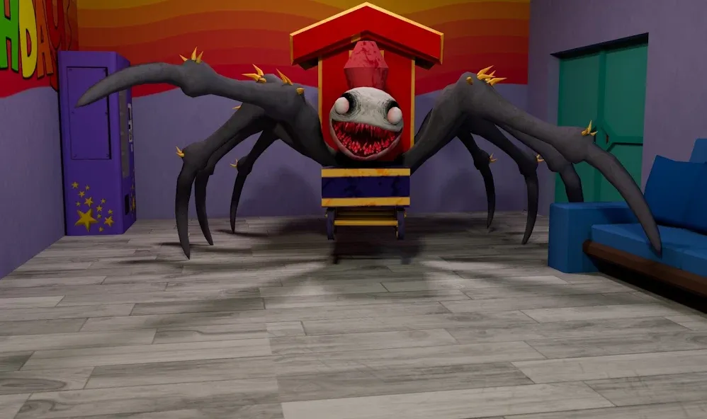 Spider Train Monsters Survival (Спайдер Трейн Монстерс Сурвайвал) МОД/Взлом [Деньги, Монеты и Меню MOD] Screenshot 4