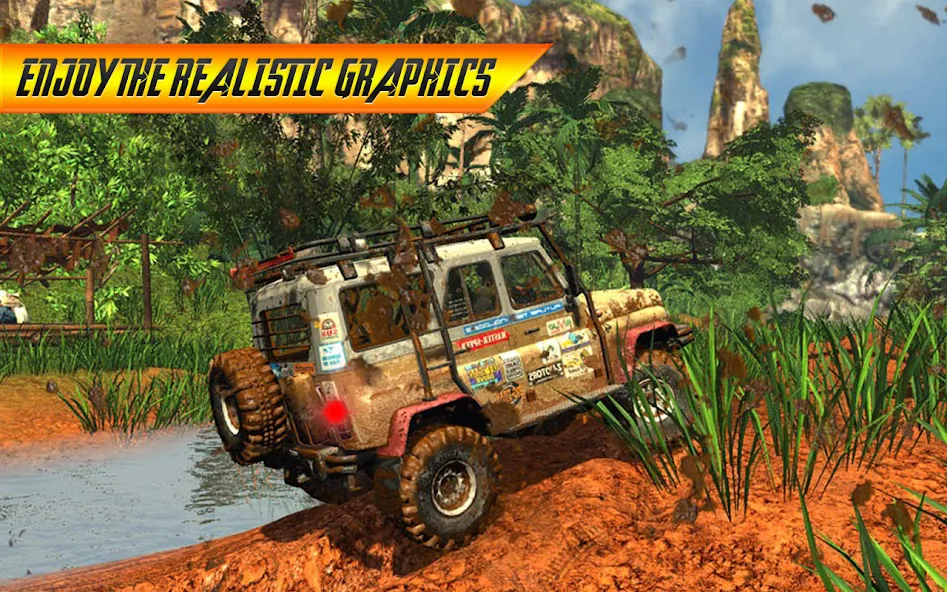 Offroad Jeep Driving Simulator МОД/Взлом [Много денег, Монет и Все открыто] Screenshot 1