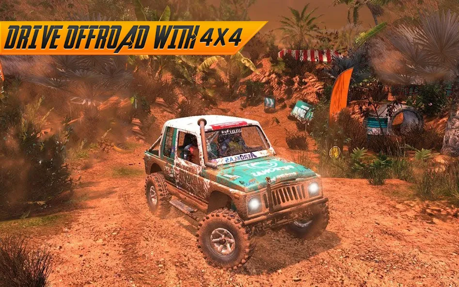 Offroad Jeep Driving Simulator МОД/Взлом [Много денег, Монет и Все открыто] Screenshot 3