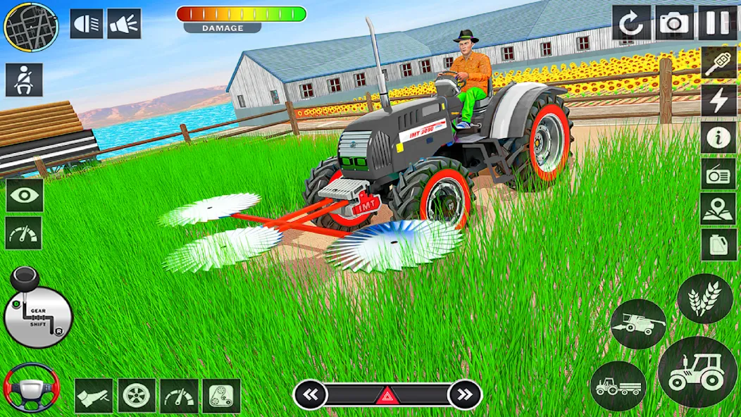 Big Tractor Farming Simulator (Биг Трактор Фарминг Симулятор) МОД/Взлом [Все открыто, Дополнительные деньги и Меню MOD] Screenshot 4
