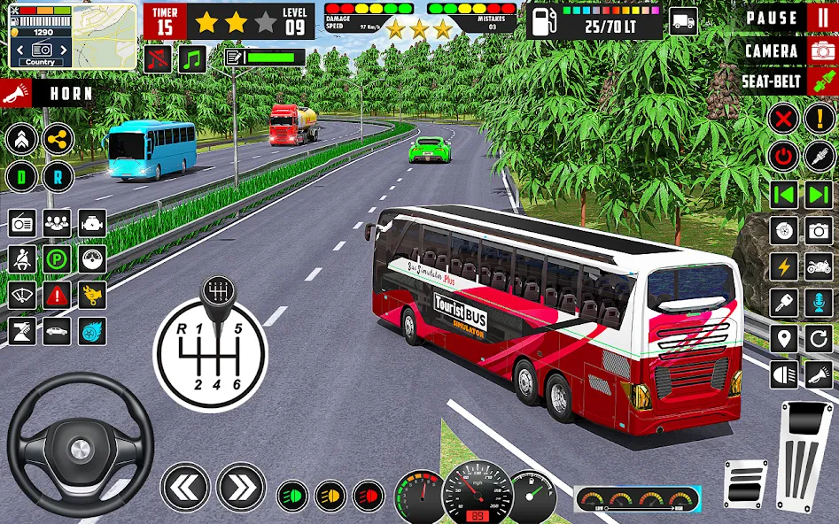 City Bus Simulator 3D Bus Game (Симулятор городского автобуса 3D  игра   ) МОД/Взлом [Много денег, Монет и Все открыто] Screenshot 1