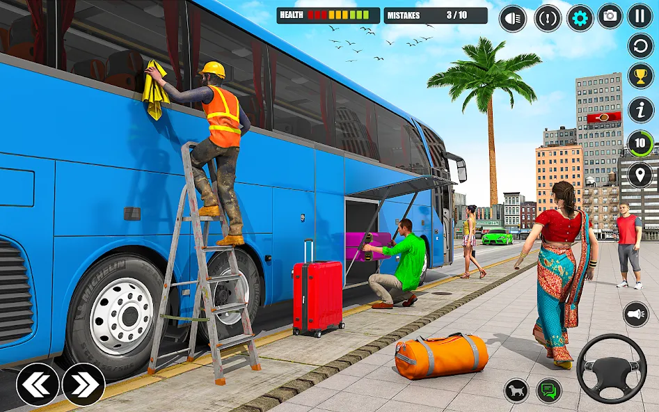 City Bus Simulator 3D Bus Game (Симулятор городского автобуса 3D  игра   ) МОД/Взлом [Много денег, Монет и Все открыто] Screenshot 3