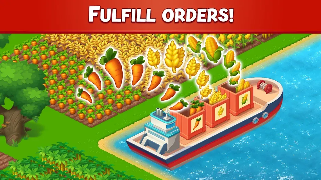 Farm City: Farming & Building (Фарм Сити) МОД/Взлом [Много денег, Монет и Все открыто] Screenshot 3