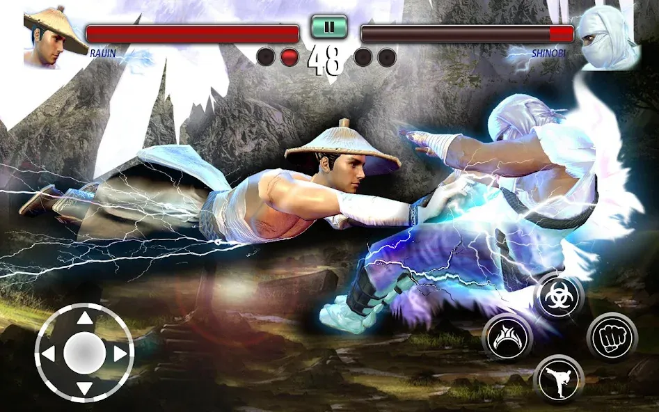Ninja Games Fighting: Kung Fu (Ниндзя Игры Борьбы) МОД/Взлом [Все открыто, Дополнительные деньги и Меню MOD] Screenshot 1