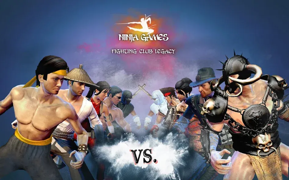 Ninja Games Fighting: Kung Fu (Ниндзя Игры Борьбы) МОД/Взлом [Все открыто, Дополнительные деньги и Меню MOD] Screenshot 5