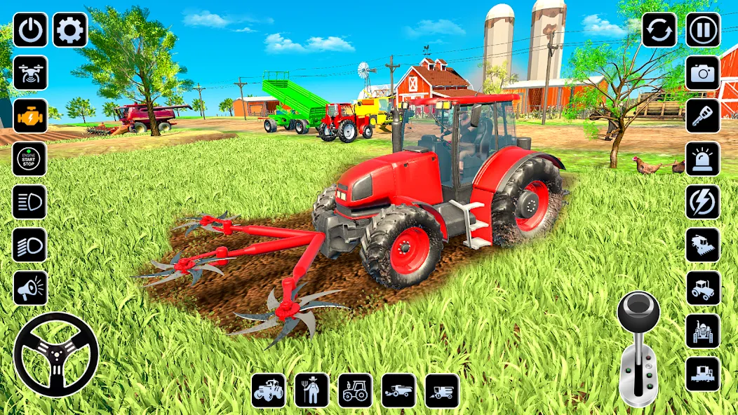 Farming Games & Tractor Games МОД/Взлом [Меню, Бесконечные монеты и Открытые уровни] Screenshot 1