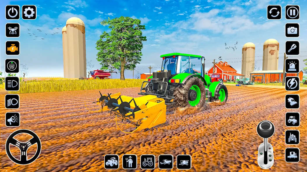 Farming Games & Tractor Games МОД/Взлом [Меню, Бесконечные монеты и Открытые уровни] Screenshot 3