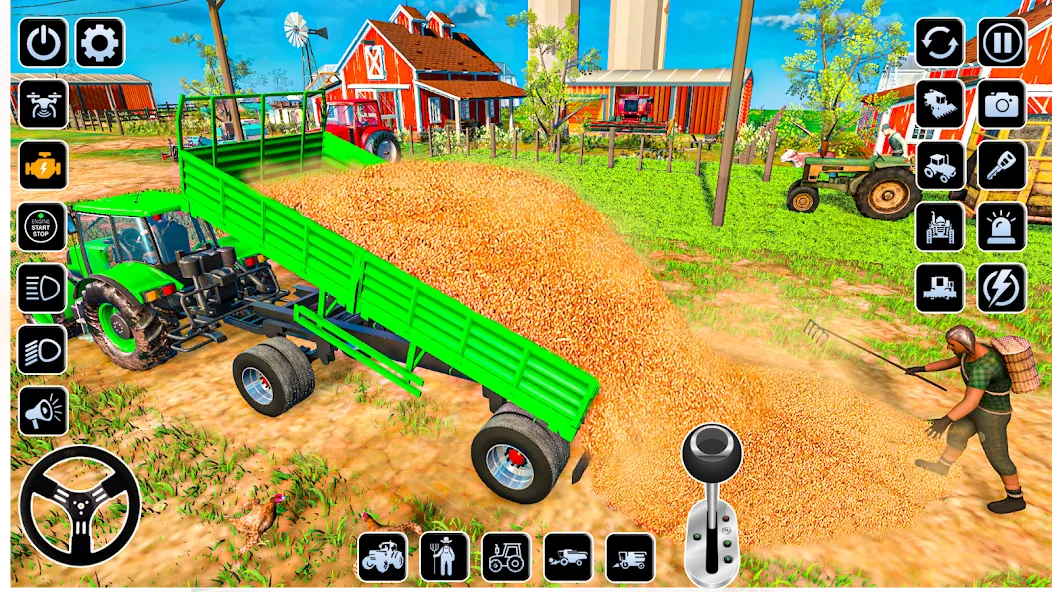 Farming Games & Tractor Games МОД/Взлом [Меню, Бесконечные монеты и Открытые уровни] Screenshot 5