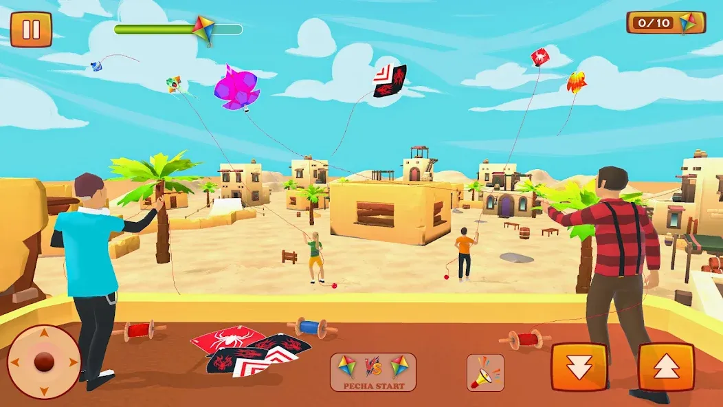 Kite Game: Kite Flying Game 3D МОД/Взлом [Все открыто, Дополнительные деньги и Меню MOD] Screenshot 2