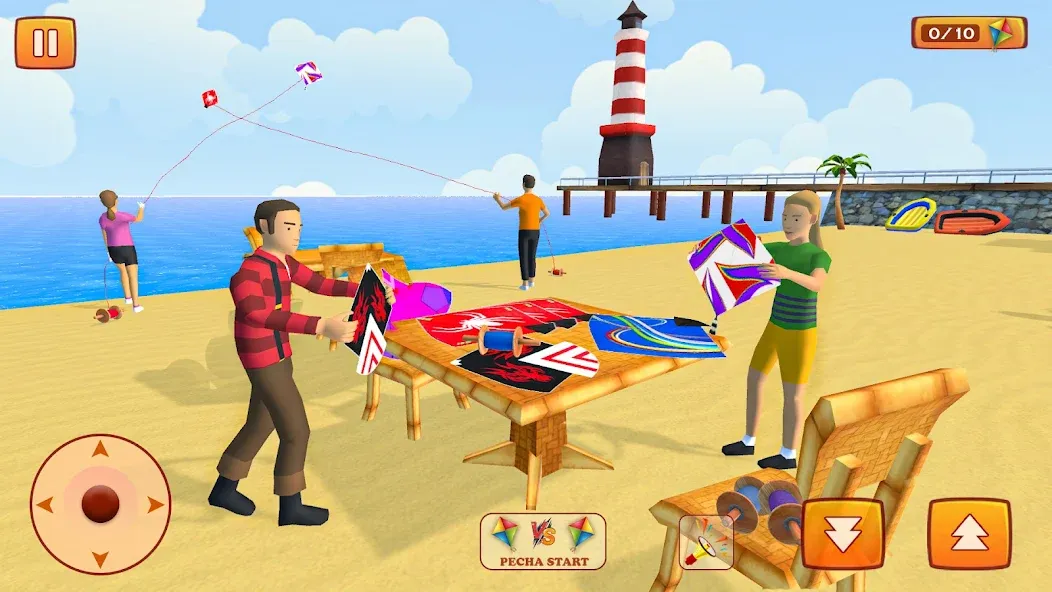 Kite Game: Kite Flying Game 3D МОД/Взлом [Все открыто, Дополнительные деньги и Меню MOD] Screenshot 3